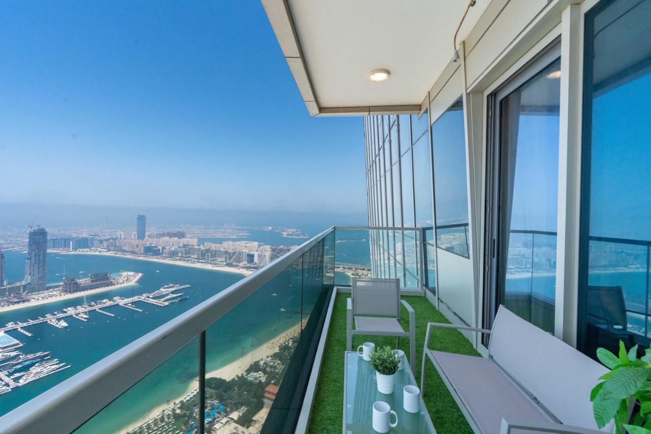 דירות White Sage - Incredible Full Sea And Dubai Eye View In Marina מראה חיצוני תמונה
