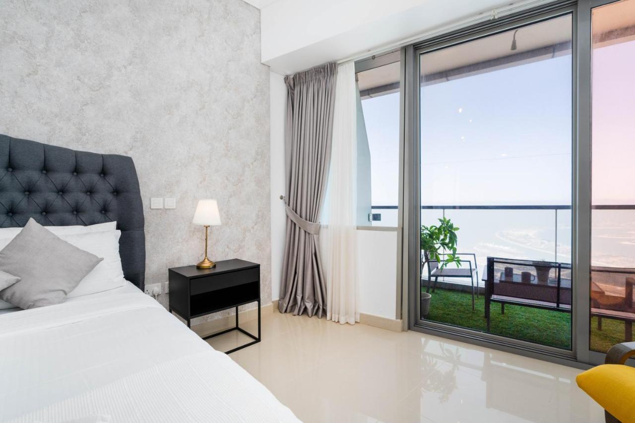 דירות White Sage - Incredible Full Sea And Dubai Eye View In Marina מראה חיצוני תמונה